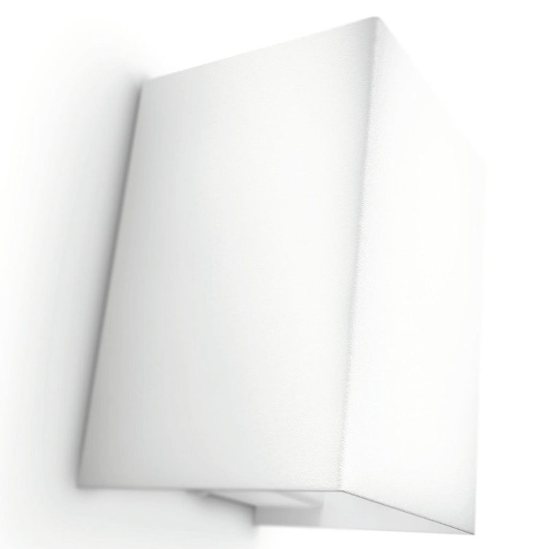 Philips LED Wall Light Hopsack White 3W