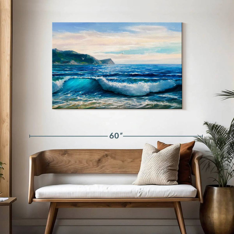 Gillard Blue Wave, 30" H x 45" W