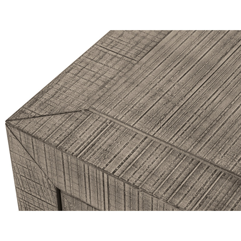 Commode 5 tiroirs Bustamante, Gris