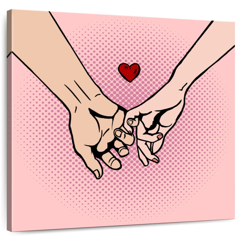 Hardie Comic Lovers, 10" H x 10" W