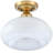 Deontre Glass Semi Flush Mount-1608814915