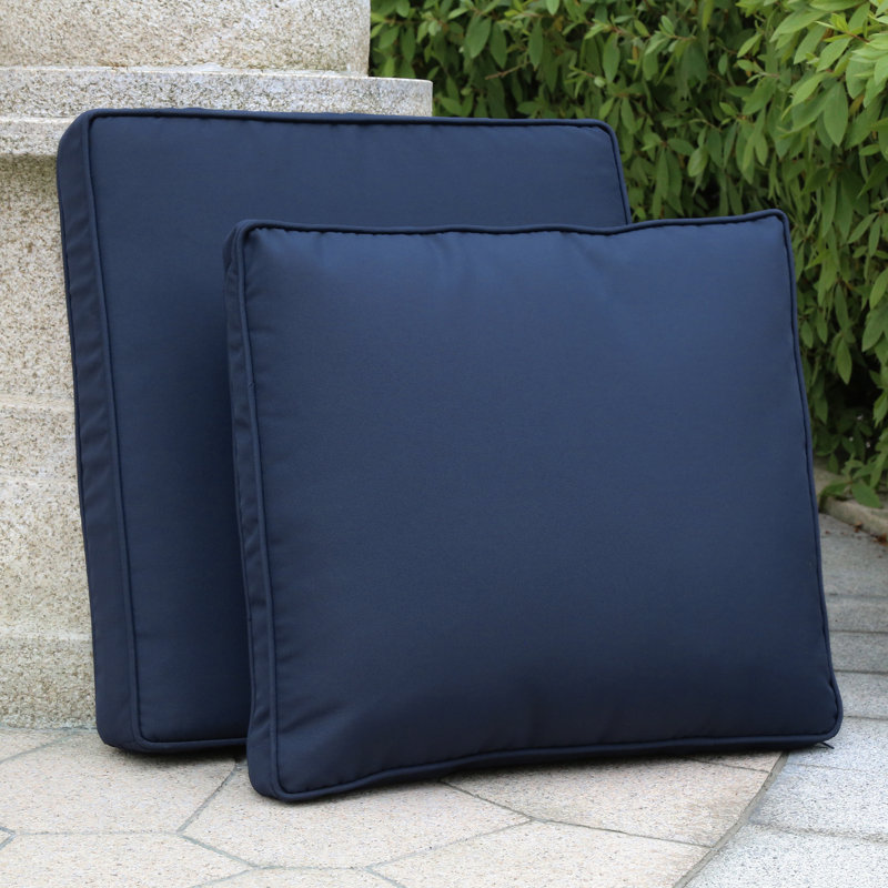 Outdoor 4'' Seat / Back Cushion, Navy