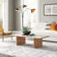 Kip Travertine Coffee Table