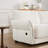 110" Modular Sectional Sofa, L-Shape with Extra-Wide Seat Cushion, USB and Type-C Charger, Petal Armrest Design, High Density Foam, Free Movement Ottoman, Wood Frame, Chenille, 4 Seat-2090938359
