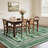 Washable Rug for Living Room, Soft Non Slip Floral Bedroom Rugs, Water Lily Pond Cute Nursery Rug, Large Low Pile Stain Resistant Farmhouse Rugs-1459972333-1459972334