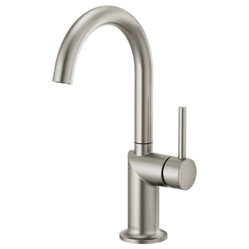 Odin® Bar Faucet with Arc Spout, Stainless, Lever Handle