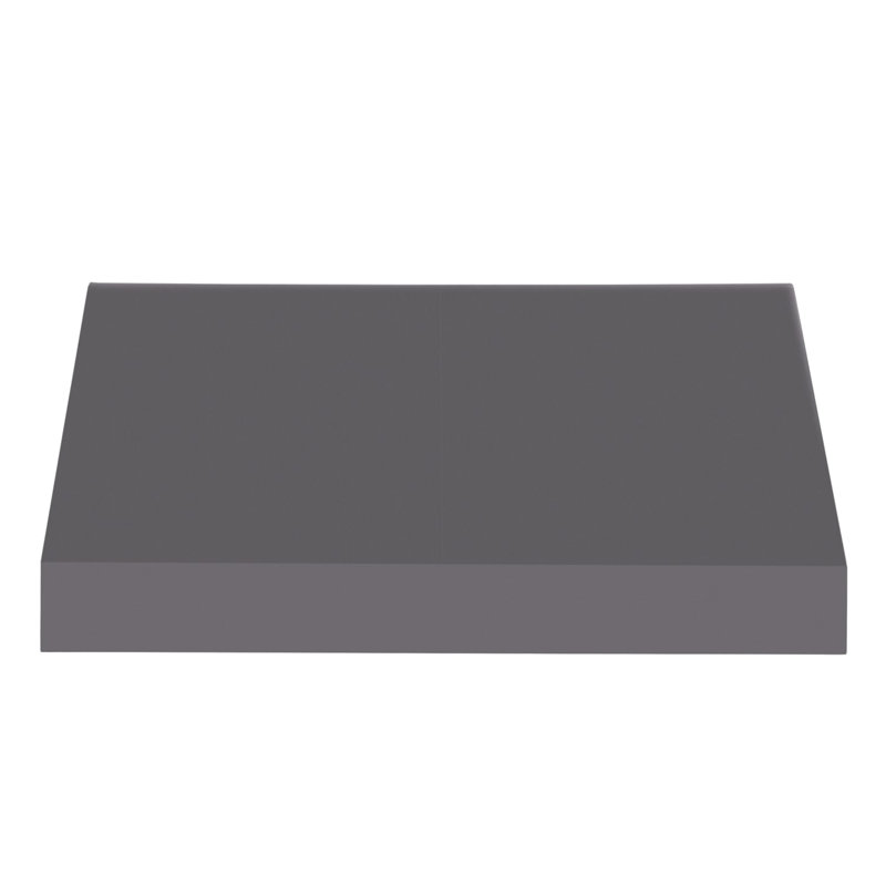 Auvent fixe en tissu acrylique New Yorker Awntech, H 16 po x l 64,5 po x P 30 po, Bronze industriel