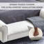 Banc en lin avec accoudoirs-252390504