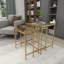Table gigogne en verre Radner