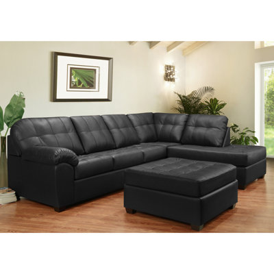 Yarber Upholstered L-Shaped Sectional Right Hand Facing