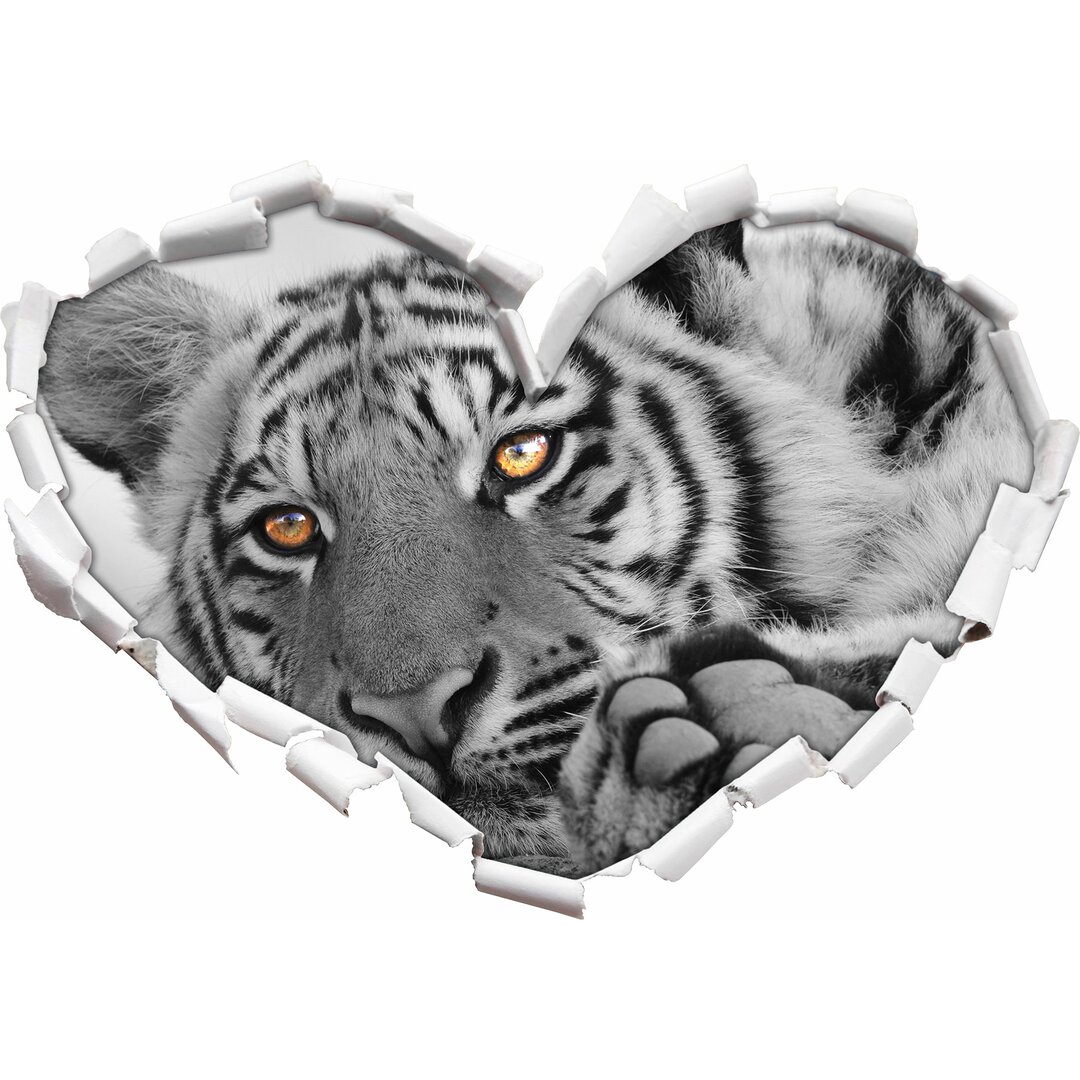 Wandtattoo Entspannter Tiger