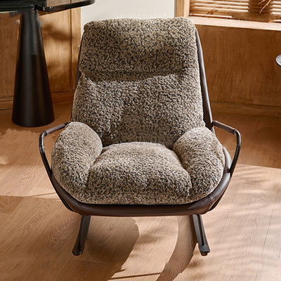 Chaise berçante ergonomique pour salon simple
