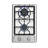 Trifecte Black Gas 2 Burner Cooktop