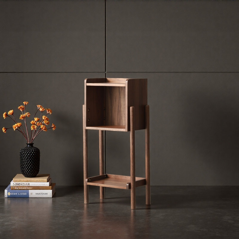 Petite armoire de rangement pour bibliothèque, (2 tablettes) H 31,5 po x l 15,35 po x P 9,25 po
