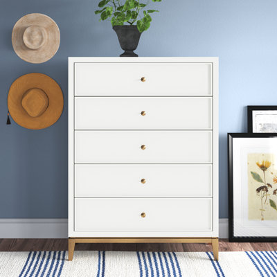 Aubry 5 Drawer Chest