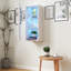 Armoire décorative, armoire de rangement avec lampe à bande en aluminium