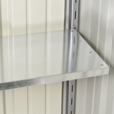 Garden Metal Storage Shed with Shelves