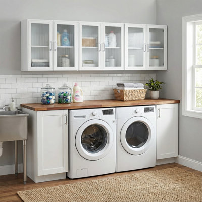 72" Laundry Wall Amount Cabinet
