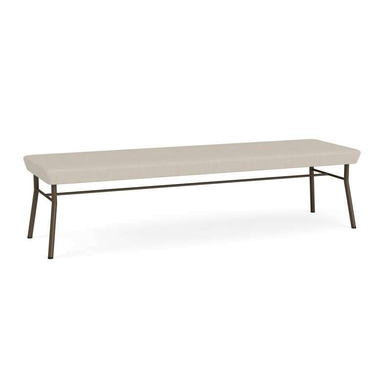 Banc en métal 3 places Chat, Bronze, Plot Line neutre