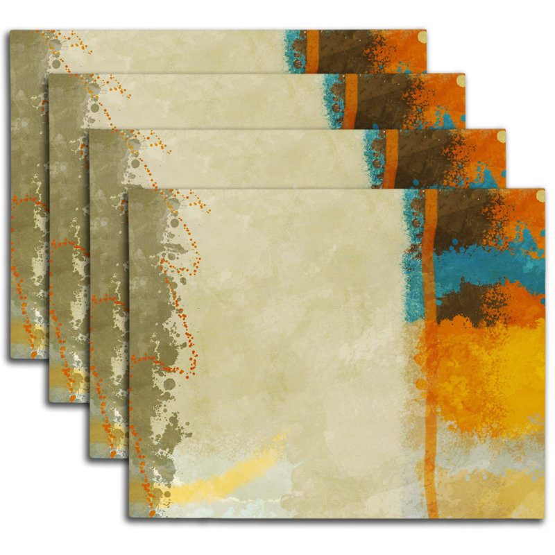 Napperon abstrait en polyester