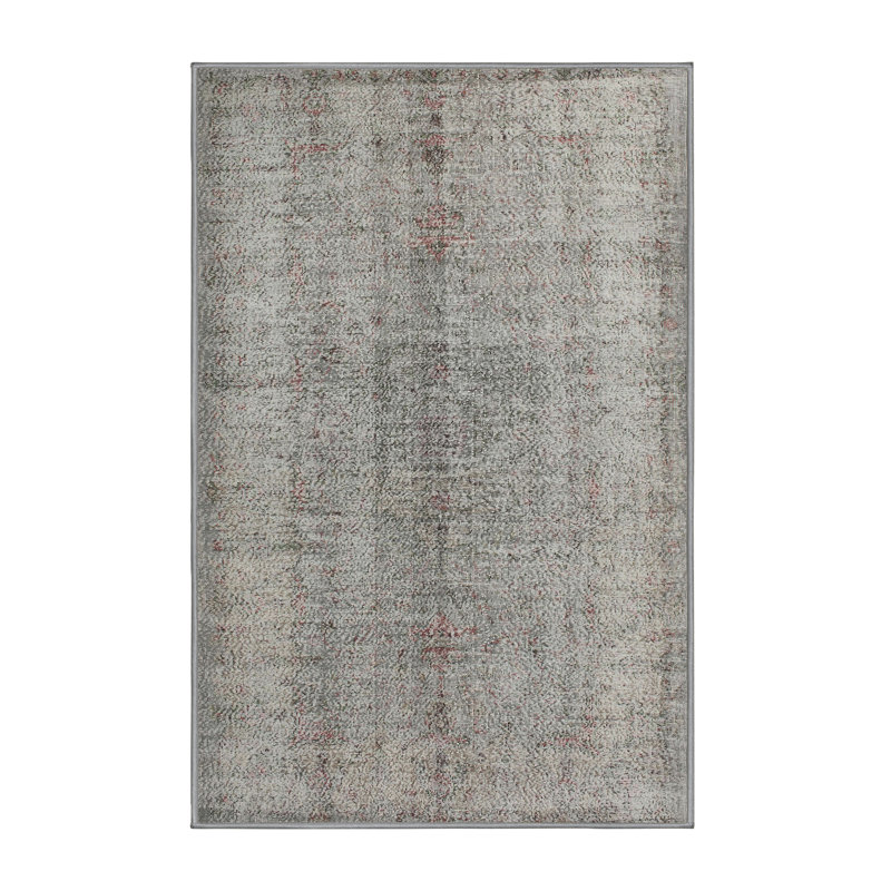 Tapis blanc/gris traditionnel Middlesex, Rectangle 8 pi x 10 pi
