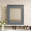 Armoire de rangement de salle de bain murale avec miroir, armoire à pharmacie avec tablette réglable en hauteur, armoire de rangement au-dessus de la toilette