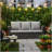 67.7 Inch All-Weather Wicker 3-Seat Patio Sofa With Durable Iron Frame And Plush Gray Cushions,  For Outdoor Relaxation-1006109466
