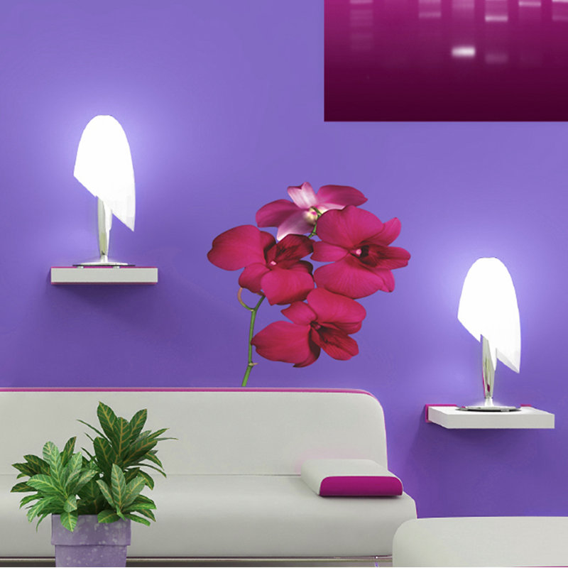 Plants & Flowers Wall Decal, 22" H x 26" W