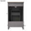 Petit meuble-lavabo moderne de 20 pouces avec lavabo en céramique, grand rangement, 1 porte à fermeture en douceur