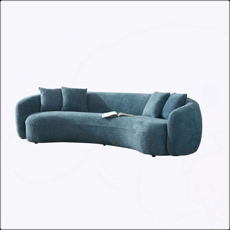 Canapé modulaire 102 po Boucle 102 po, Bleu