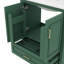 Meuble-lavabo élégant avec lavabo en céramique, 2 portes et 1 tiroir-1214369729
