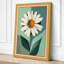 Geometric Daisy Botanical - Wrapped Canvas-1893535660-1893535671