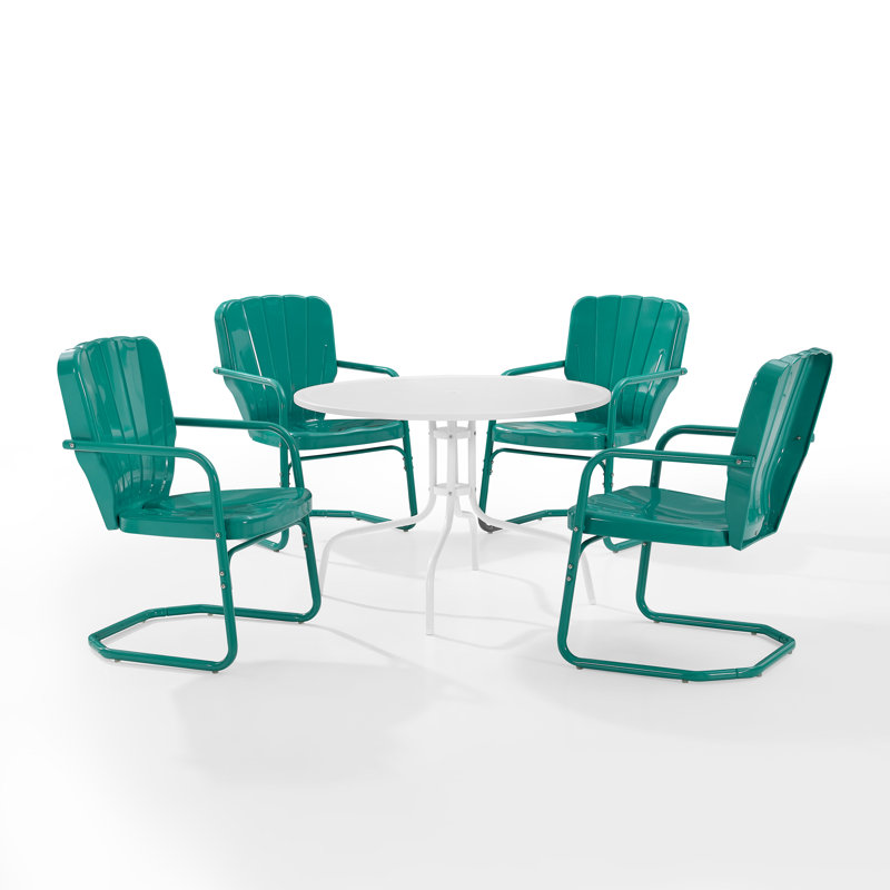 Kasen 4 - Person Patio Dining Set with Round Table