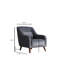 Bina Upholstered Wingback Chair