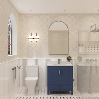 Ensemble de meuble-lavabo simple