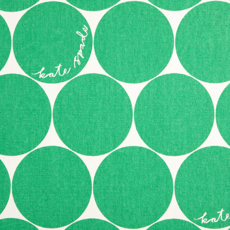 Loop And Dot 100% Cotton Square, Green/White