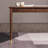 Nut-brown Rectangular Solid Wood Writing desk with drawers desk