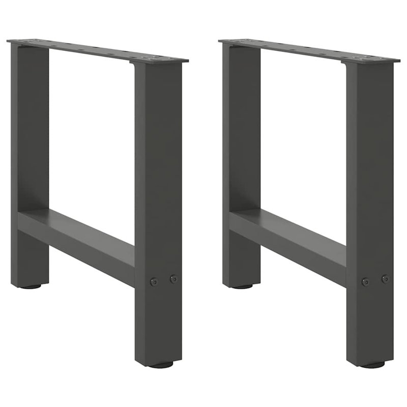 Table Leg, 43cm H x 60cm W, Anthracite