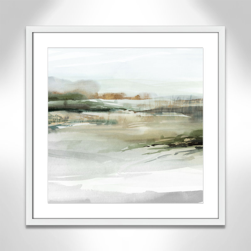 «Prologue II» par Isabelle Z, Blanc satiné, Imprimé mat, L 23,5 po x H 23,5 po
