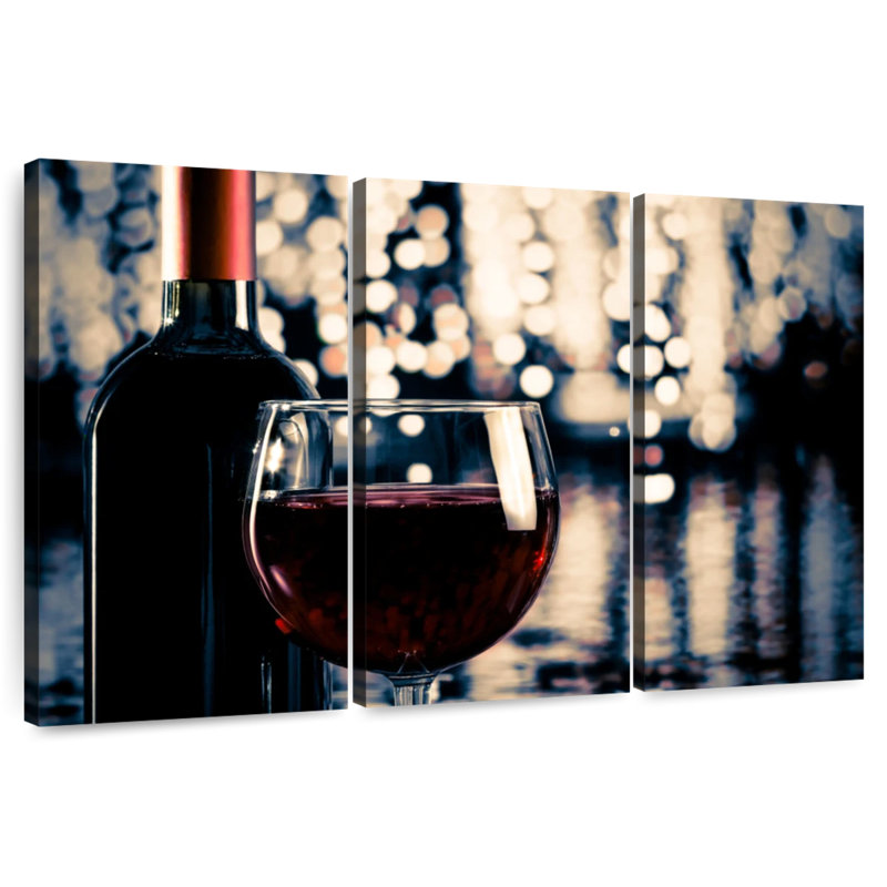 Yarlin Festive Red Wine, 48" H x 74" W