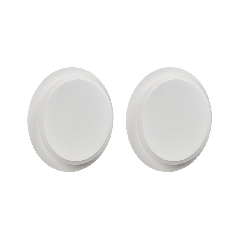 Iron LED Flush Mounted Sconce, White