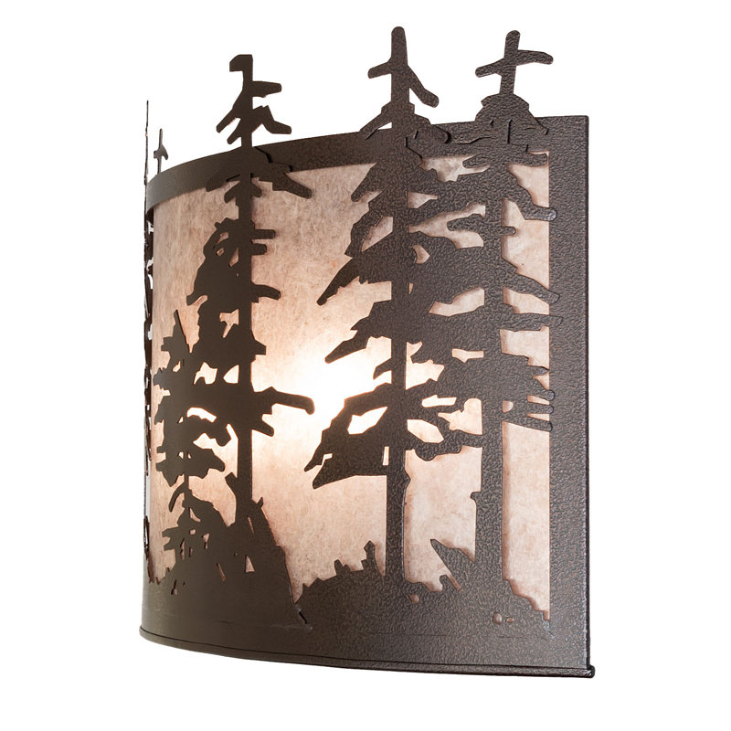 2 - Light Flush Mounted Sconce