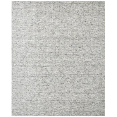 Izack Hand Loomed Area Rug in Gray