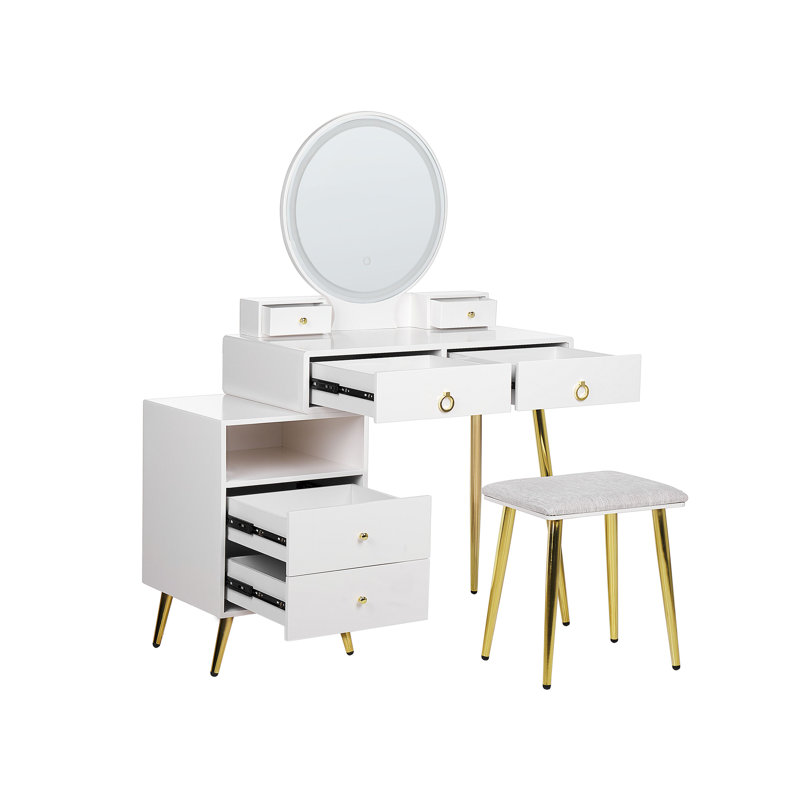 Barclee Dressing Table with Mirror