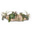 Faux Succulent Plant in Wood Pot
