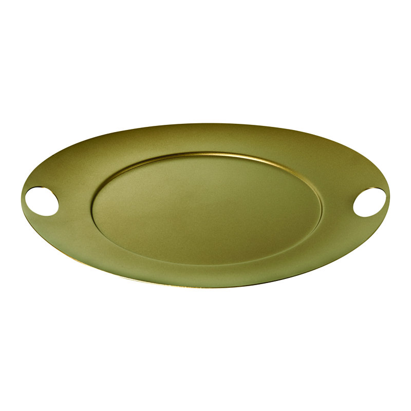 Metal Solid Colour Charger, Gold