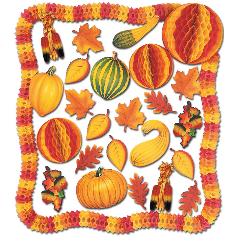 Ensemble de décoration pour fruits de automne/thanksgiving