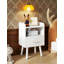 39cm W Manufactured Wood Bedside Table