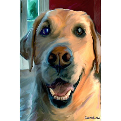 Happy Yellow by Robert McClintock - Wrapped Canvas Painting