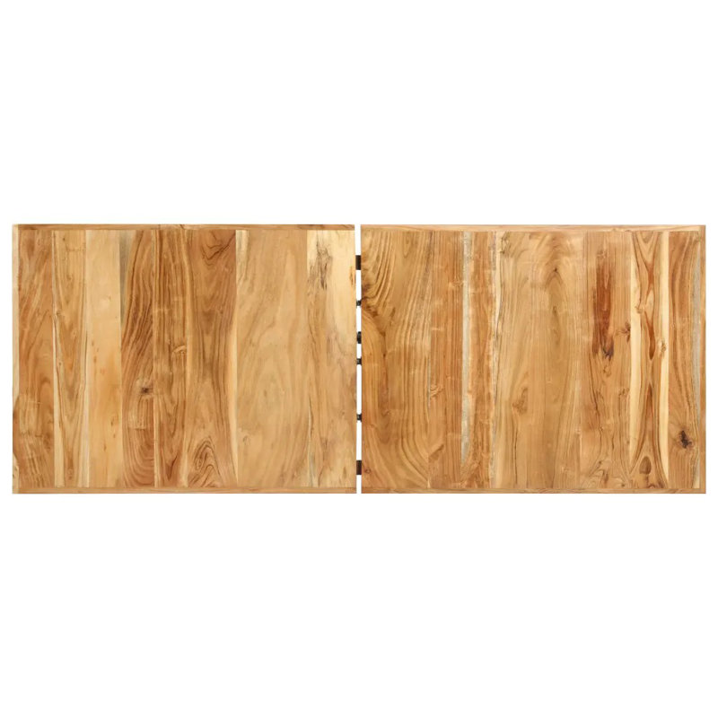Hessler Acacia Solid Wood Top Dining Table